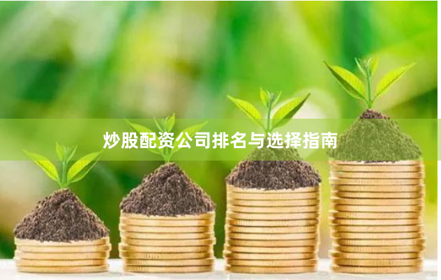 炒股配资公司排名与选择指南